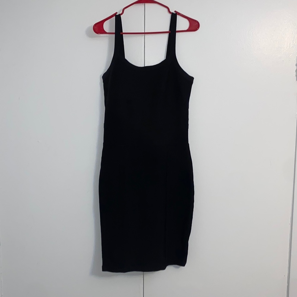 Black tight dress